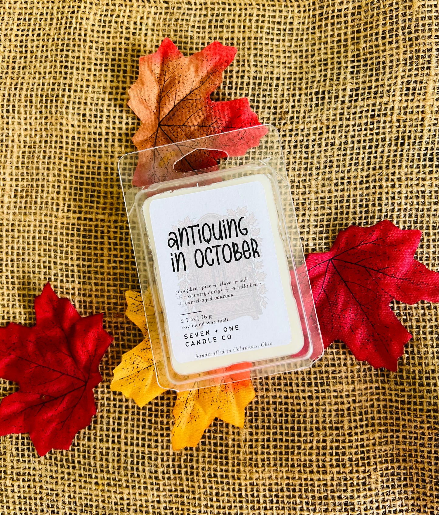 Antiquing in October Wax Melt